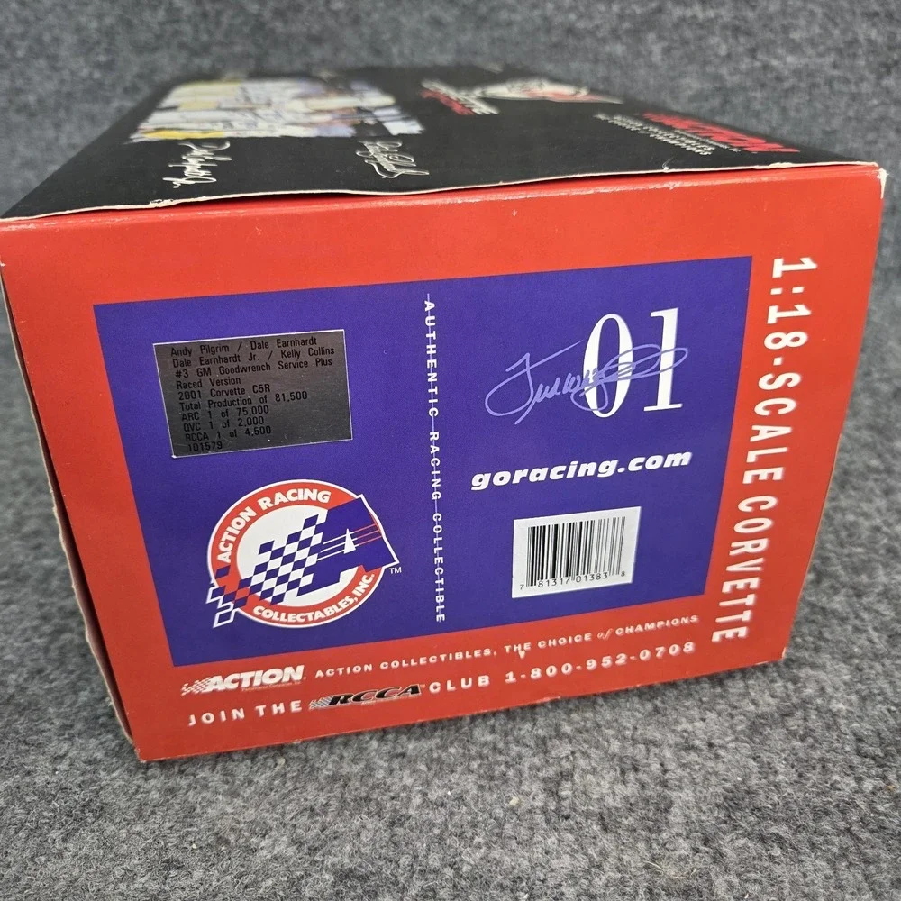 RARE 1:18 Dale Earnhardt & Dale Jr‎ #3 GOODWRENCH 2001 RACED ROLEX CORVETTE C5R